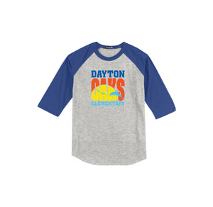 Dayton Oaks On Demand-Adult Unisex Baseball Tee On-Demand Typographic