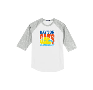 Dayton Oaks On Demand-Adult Unisex Baseball Tee On-Demand Typographic