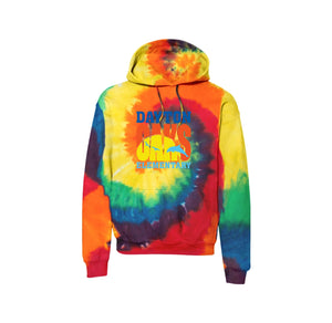 Dayton Oaks On Demand-Adult Unisex Tie-Dye Pullover Hooded Sweatshirt On-Demand Typographic