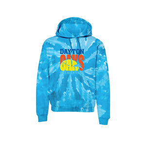 Dayton Oaks On Demand-Adult Unisex Tie-Dye Pullover Hooded Sweatshirt On-Demand Typographic