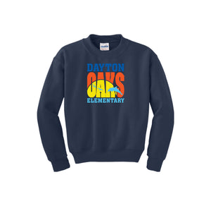 Dayton Oaks On Demand-Youth Unisex Crewneck Sweatshirt On-Demand Typographic