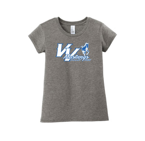 Valley View Elementary-Girls Youth Premium Tee Mustang