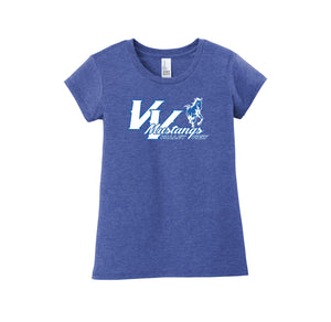 Valley View Elementary-Girls Youth Premium Tee Mustang