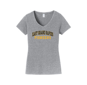 Wealthy Elementary Spirit Wear 2024-25 On Demand-Womens Fan Favorite V-Neck Tee On-Demand Pioneers