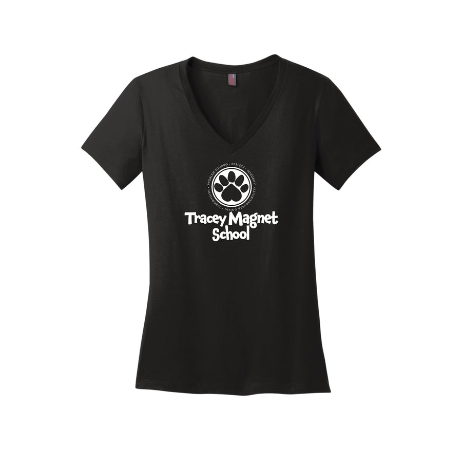 Tracey Magnet On Demand-District Womens Perfect Weight V-Neck Tee On-Demand