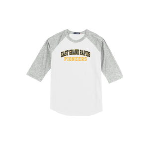 Wealthy Elementary Spirit Wear 2024-25 On Demand-Adult Unisex Baseball Tee On-Demand Pioneers