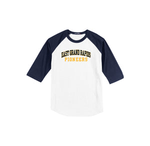 Wealthy Elementary Spirit Wear 2024-25 On Demand-Adult Unisex Baseball Tee On-Demand Pioneers