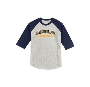 Wealthy Elementary Spirit Wear 2024-25 On Demand-Youth Unisex Baseball Tee On-Demand Pioneers