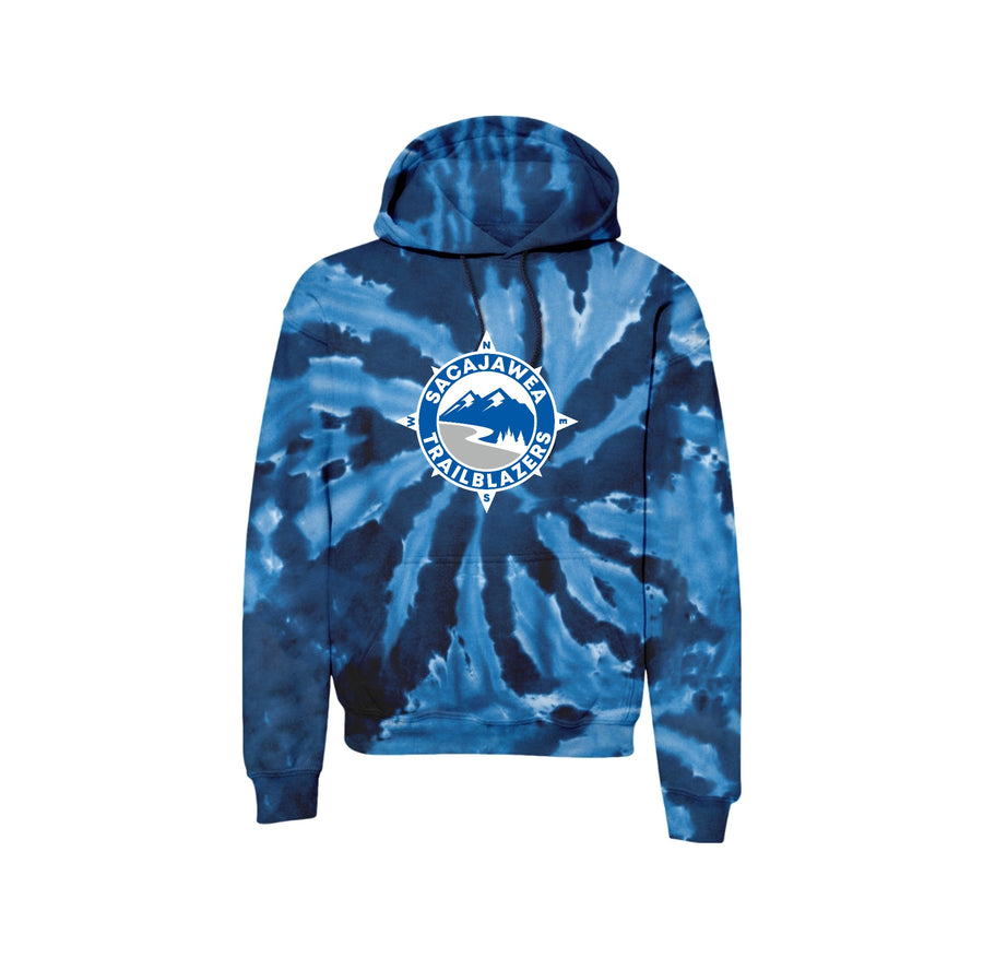 Sacajawea On Demand-Adult Unisex Tie-Dye Pullover Hooded Sweatshirt On-Demand