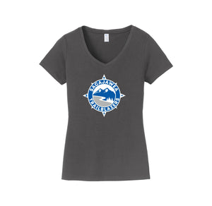 Sacajawea On Demand-Womens Fan Favorite V-Neck Tee On-Demand