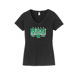 Degan Elementary-Womens Fan Favorite V-Neck Tee On-Demand