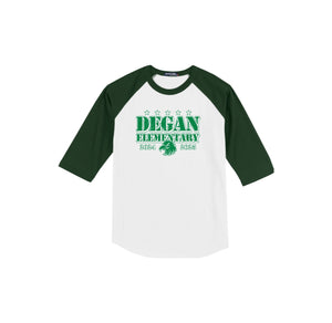 Degan Elementary-Adult Unisex Baseball Tee On-Demand