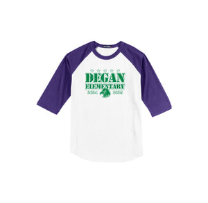 Degan Elementary-Adult Unisex Baseball Tee On-Demand