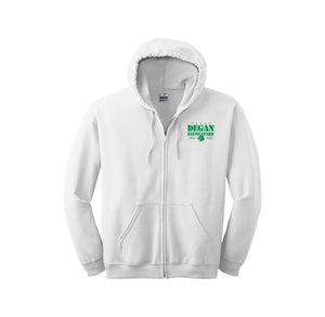 Degan Elementary-Adult Unisex Full-Zip Hooded Sweatshirt On-Demand