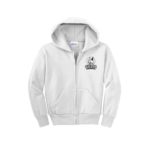 Glen Speck Elm On Demand-Youth Unisex Full-Zip Hooded Sweatshirt On-Demand