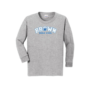 Brown Middle School  On Demand-Youth Unisex Long Sleeve Tee On-Demand