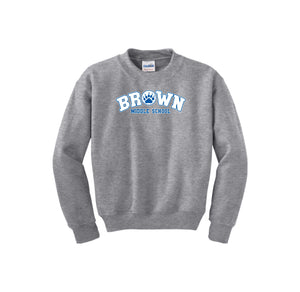 Brown Middle School  On Demand-Youth Unisex Crewneck Sweatshirt On-Demand