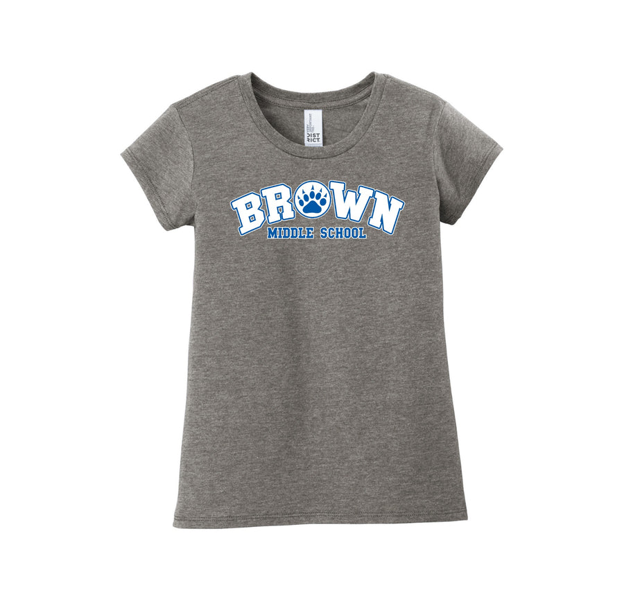 Brown Middle School  On Demand-Girls Youth Premium Tee On-Demand