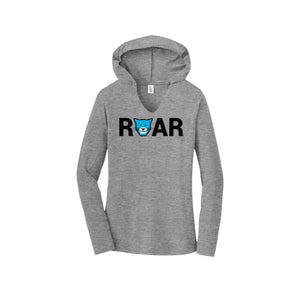 WAES-Womens Premium Perfect Tri Long Sleeve Hoodie On-Demand Roar Logo