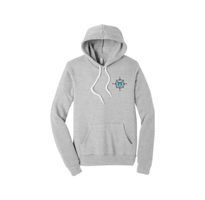 WAES-Adult Unisex Premium Sponge Fleece Pullover Hoodie On-Demand Compass Logo