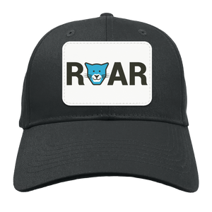 WAES-BX020 Structured Twill Cap - Rectangle Patch Roar Logo