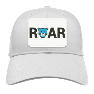 WAES-BX020 Structured Twill Cap - Rectangle Patch Roar Logo