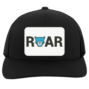 WAES-104C Trucker Snap Back - Rectangle Patch Roar Logo