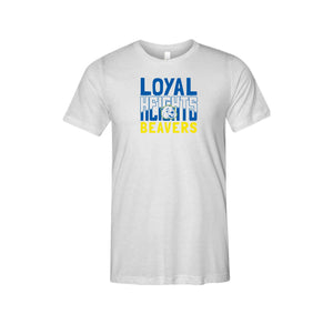 Loyal Heights Elementary-Adult Unisex Bella+Canvas Triblend Short Sleeve Tee Typographic On-Demand