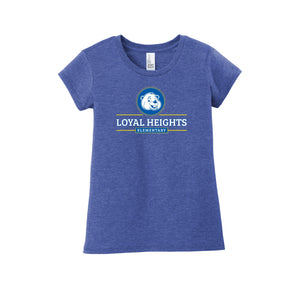 Loyal Heights Elementary-Girls Youth Premium Tee On-Demand Circle