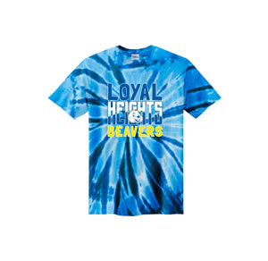 Loyal Heights Elementary-Youth Unisex Tie-Dye Shirt Typographic On-Demand