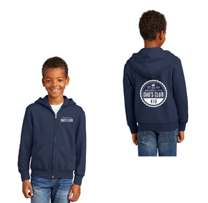 Rosedell-Youth Unisex Full-Zip Hooded Sweatshirt Kid