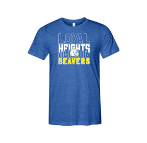 Loyal Heights Elementary-Adult Unisex Bella+Canvas Triblend Short Sleeve Tee Typographic On-Demand