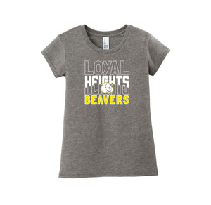 Loyal Heights Elementary-Girls Youth Premium Tee Typographic On-Demand