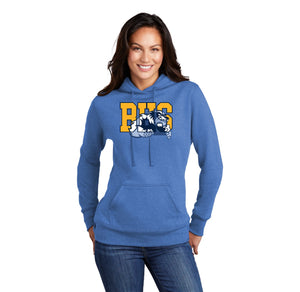 Bellevue High School Spirit Wear 2024-25 On-Demand-Ladies Core Fleece Pullover Hooded Sweatshirt BHS