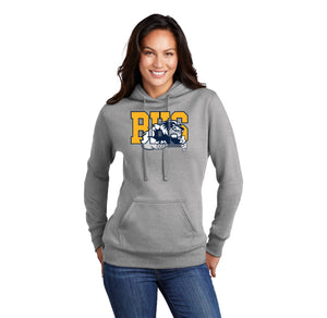 Bellevue High School Spirit Wear 2024-25 On-Demand-Ladies Core Fleece Pullover Hooded Sweatshirt BHS