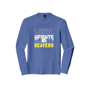 Loyal Heights Elementary-Adult Unisex Premium Perfect Tri Long Sleeve Tee Typographic On-Demand