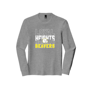 Loyal Heights Elementary-Adult Unisex Premium Perfect Tri Long Sleeve Tee Typographic On-Demand