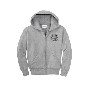 Blue Ridge Middle School Theater-Youth Unisex Full-Zip Hooded Sweatshirt On-Demand