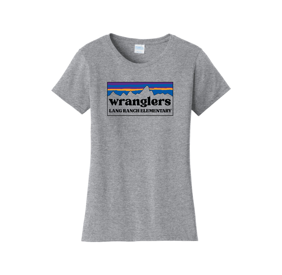 Lang Ranch STUDENT-Womens Fan Favorite Tee On-Demand Rectangle Logo