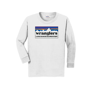 Lang Ranch STUDENT-Youth Unisex Long Sleeve Tee On-Demand Rectangle Logo