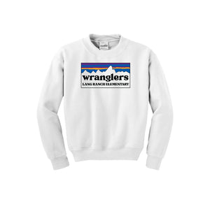 Lang Ranch STUDENT-Youth Unisex Crewneck Sweatshirt On-Demand Rectangle Logo