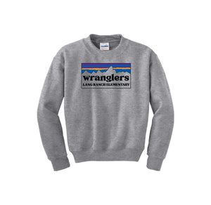 Lang Ranch STUDENT-Youth Unisex Crewneck Sweatshirt On-Demand Rectangle Logo