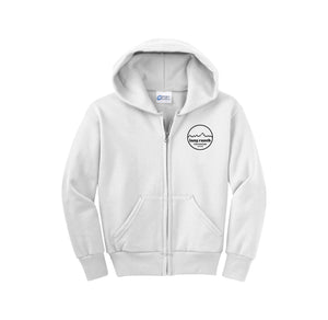 Lang Ranch STUDENT-Youth Unisex Full-Zip Hooded Sweatshirt On-Demand Round Est 1988 Logo