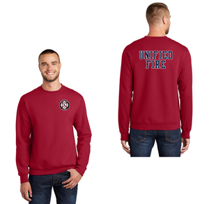 Sublette-Adult Unisex Port & Co Essential Fleece Crewneck Sweatshirt