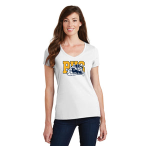 Bellevue High School Spirit Wear 2024-25 On-Demand-Womens Fan Favorite V-Neck Tee BHS