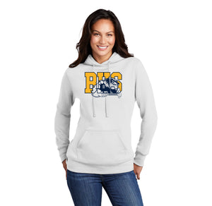 Bellevue High School Spirit Wear 2024-25 On-Demand-Ladies Core Fleece Pullover Hooded Sweatshirt BHS