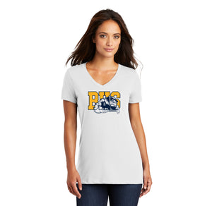 Bellevue High School Spirit Wear 2024-25 On-Demand-Womens Premium District V-Neck Tee BHS