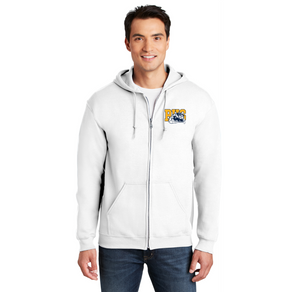 Bellevue High School Spirit Wear 2024-25 On-Demand-Adult Unisex Full-Zip Hooded Sweatshirt BHS