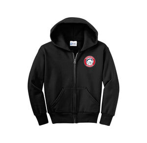 Barranca Elementary Spirit Wear 2024-25 On Demand-Youth Unisex Full-Zip Hooded Sweatshirt On-Demand