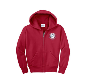 Barranca Elementary Spirit Wear 2024-25 On Demand-Youth Unisex Full-Zip Hooded Sweatshirt On-Demand